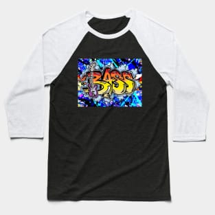 bass paint abstract Baseball T-Shirt
